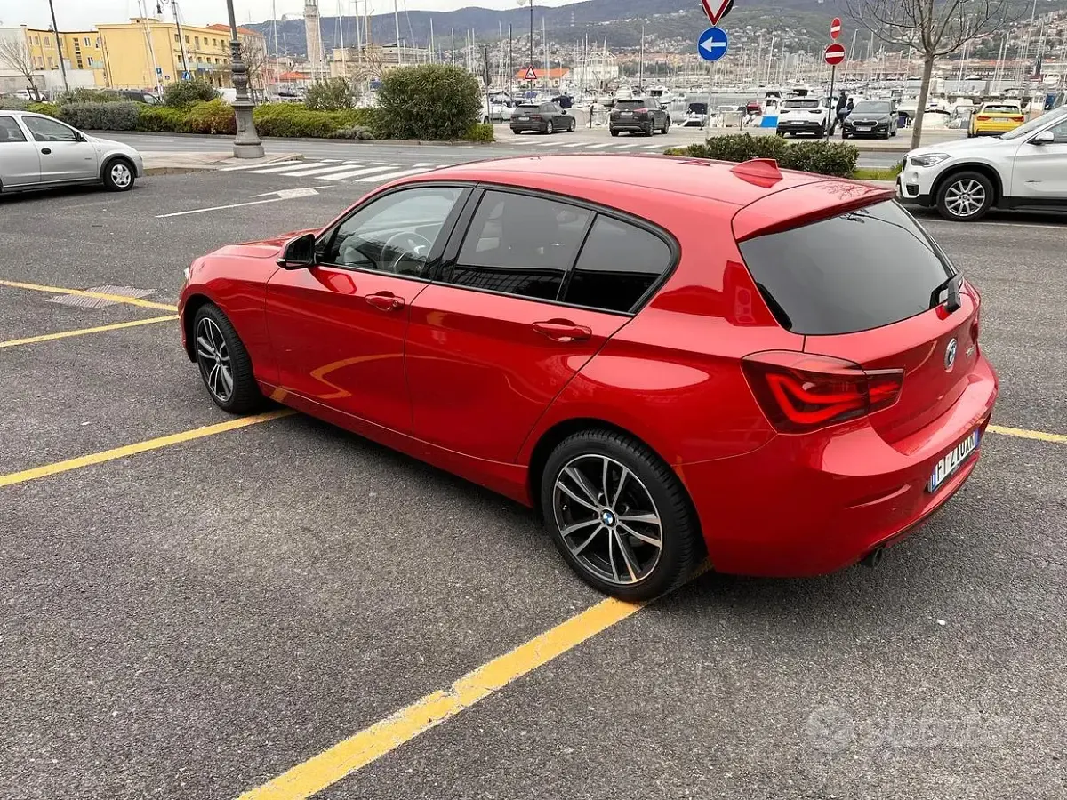 Usata BMW 118 150 CV (110 kW) 2019 Rosso Berlina