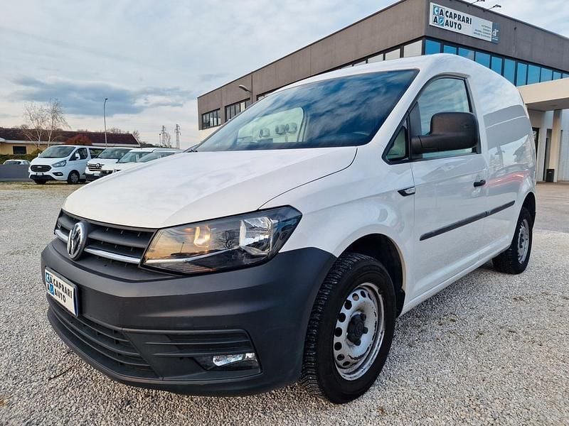 Usata VW Caddy Business 110 CV (80 kW) 2018 Bianco Monovolume