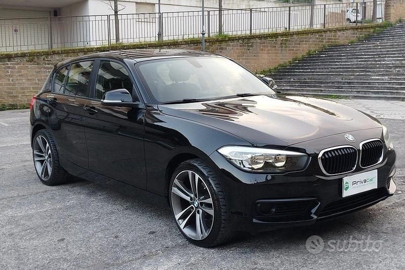 Usata BMW 114 Efficient Dynamics 95 CV (69 kW) 2019 Nero Utilitaria