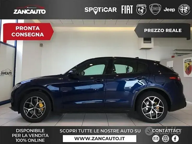 Usata Alfa Romeo Stelvio Super 210 CV (154 kW) 2017 Blu SUV