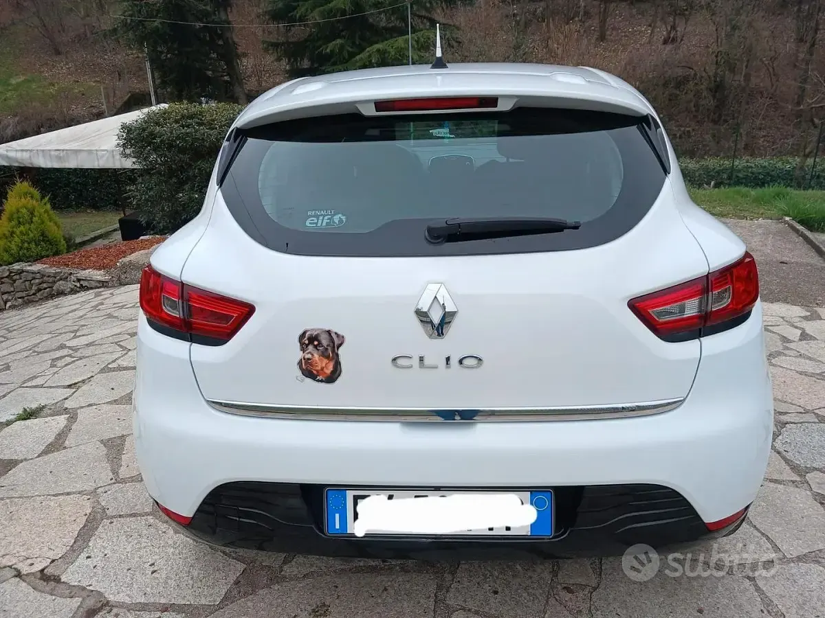 Usata Renault Clio 73 CV (53 kW) 2014 Bianco Berlina