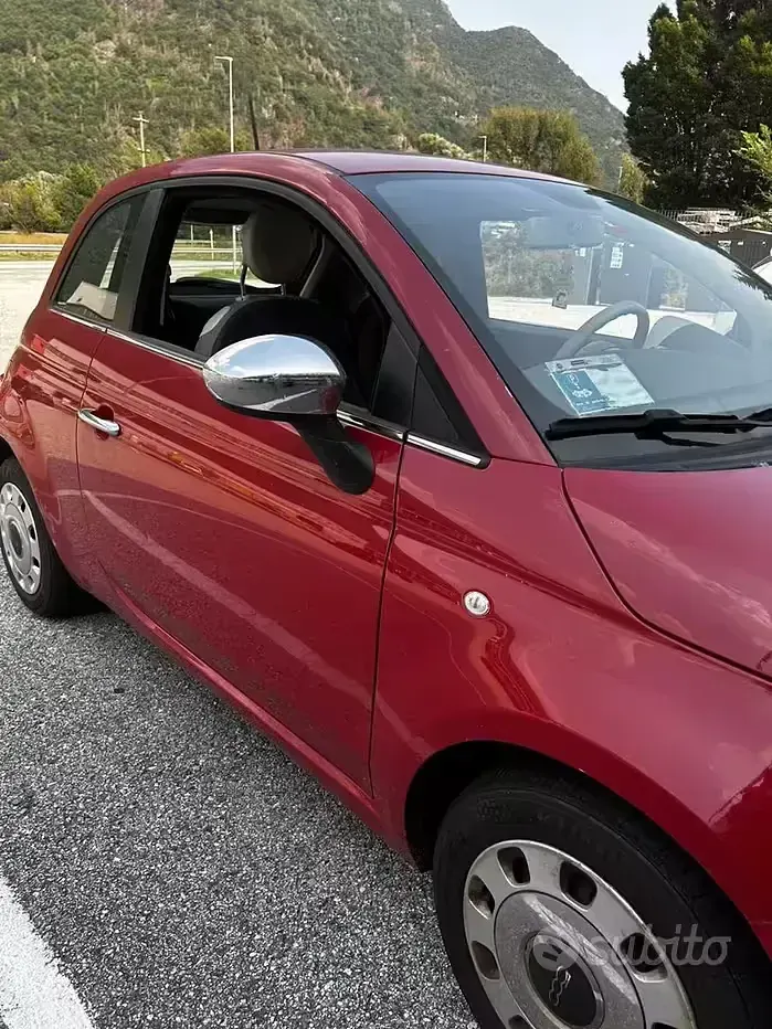Usata Fiat 500 69 CV (50 kW) 2014 Rosso Berlina