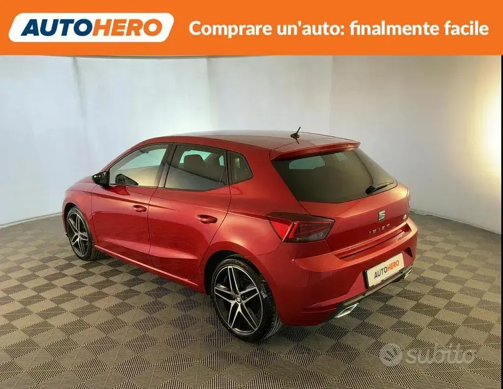 Usata Seat Ibiza FR 95 CV (69 kW) 2017 Rosso Berlina