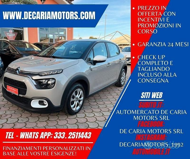 Usata Citroën C3 PureTech 83 CV (61 kW) 2023 Beige Berlina