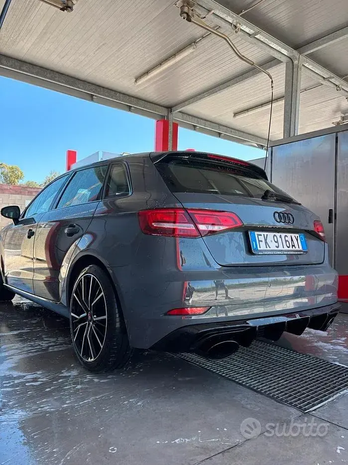 Usata Audi A3 150 CV (110 kW) 2017 Grigio Berlina
