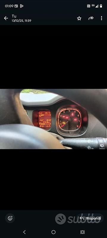 Usata Fiat Panda Easy 80 CV (58 kW) 2012 Bianco Utilitaria