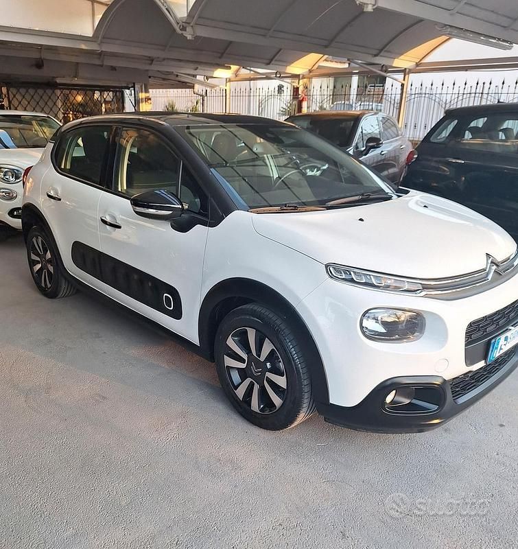 Usata Citroën C3 Shine 100 CV (73 kW) 2017 Bianco Berlina