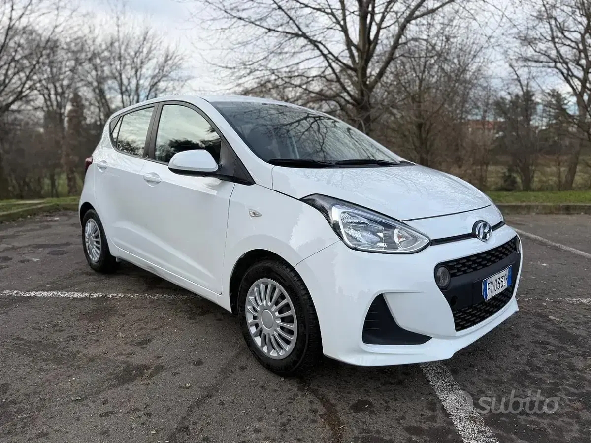 Usata Hyundai i10 Prime 67 CV (49 kW) 2019 Bianco Utilitaria