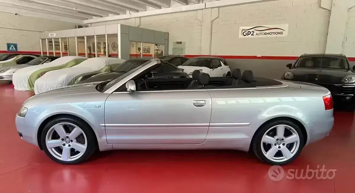 Usata Audi S4 Cabriolet Ambiente 344 CV (253 kW) 2006 Grigio Cabrio