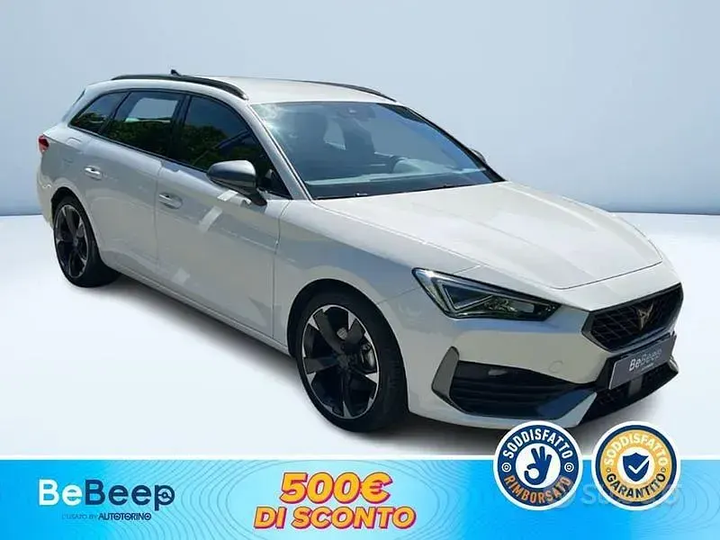 Usata Cupra Leon 150 CV (110 kW) 2024 Bianco pastello Station wagon