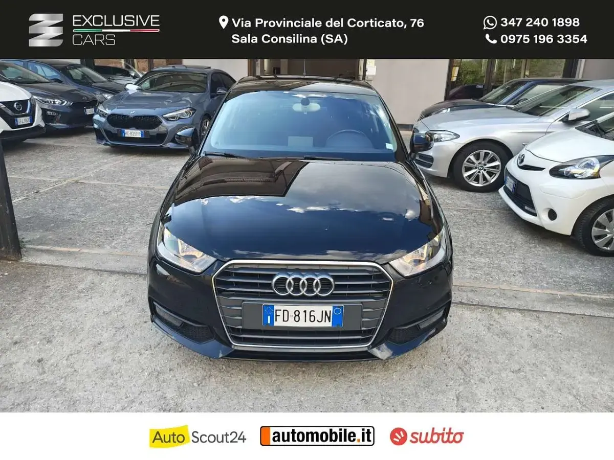 Usata Audi A1 95 CV (69 kW) 2016 Nero Utilitaria