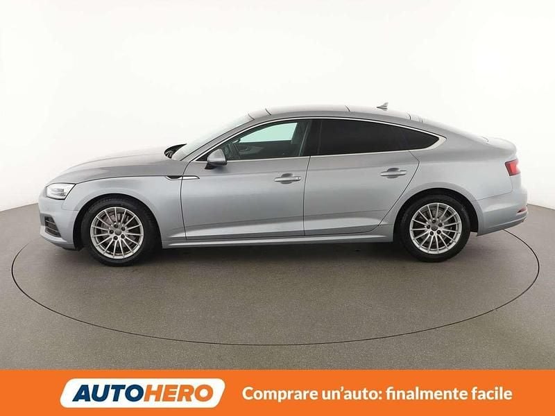 Usata Audi A5 150 CV (110 kW) 2019 Argento Coupé