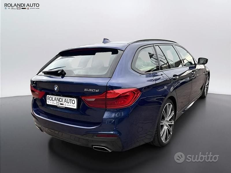 Usata BMW 530 M Sport 265 CV (194 kW) 2017 Blu Station wagon