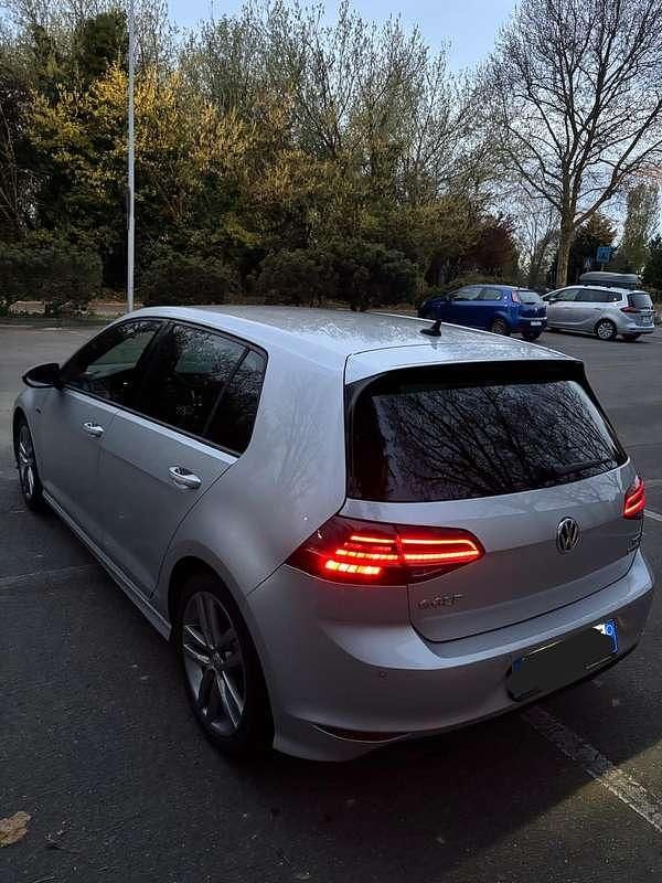 Usata VW Golf VII Highline 125 CV (91 kW) 2016 Argento Berlina