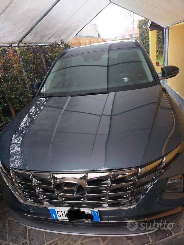 Usata Hyundai Tucson 230 CV (169 kW) 2022 Blu/azzurro SUV