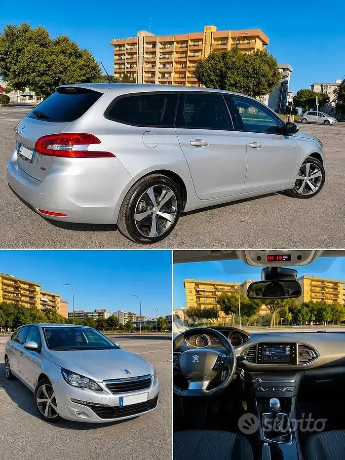 Usata Peugeot 308 SW Allure 120 CV (88 kW) 2016 Grigio Station wagon