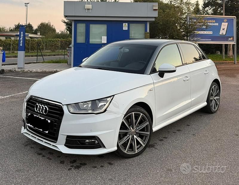 Usata Audi A1 S-Line 90 CV (66 kW) 2017 Bianco Utilitaria