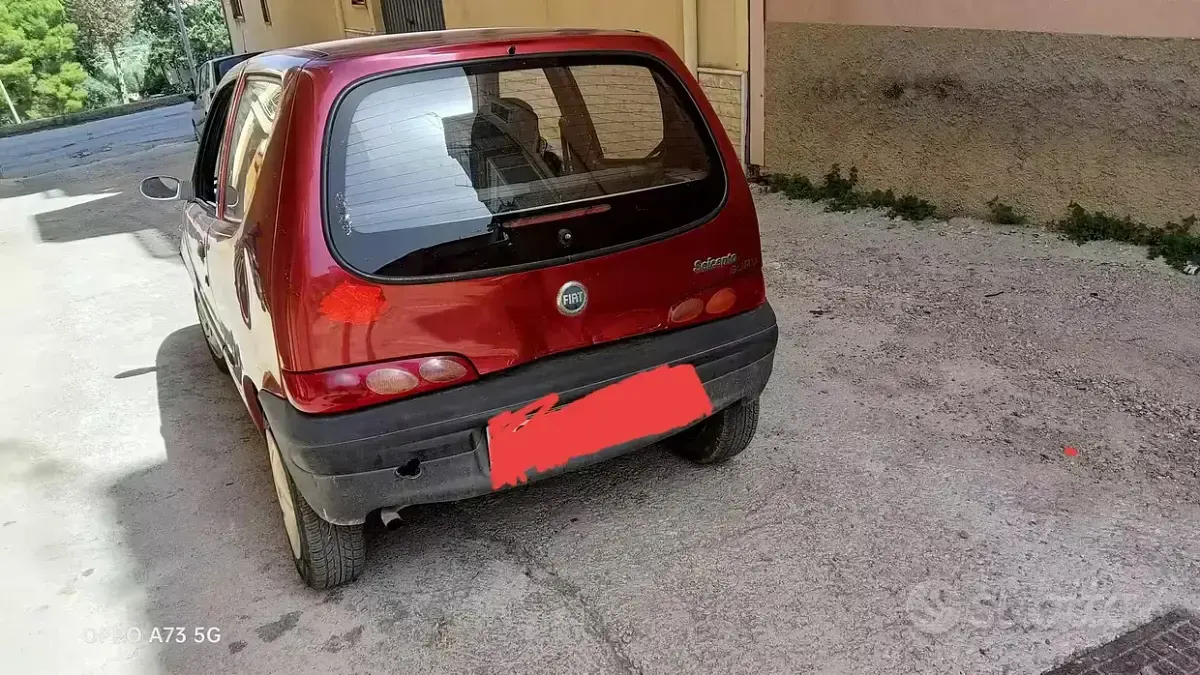 Usata Fiat 600 54 CV (39 kW) 2005 Rosso Utilitaria