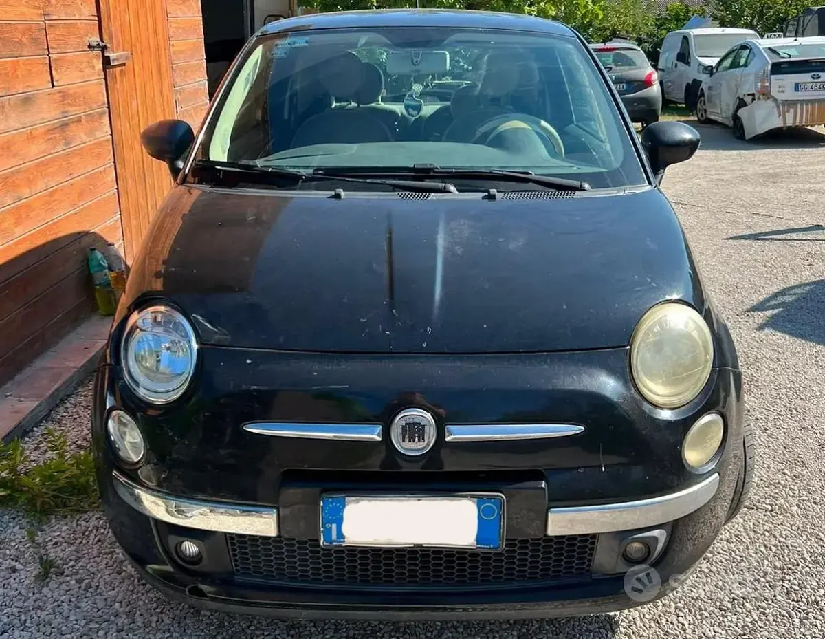 Usata Fiat 500 Pop 69 CV (50 kW) 2008 Nero Utilitaria