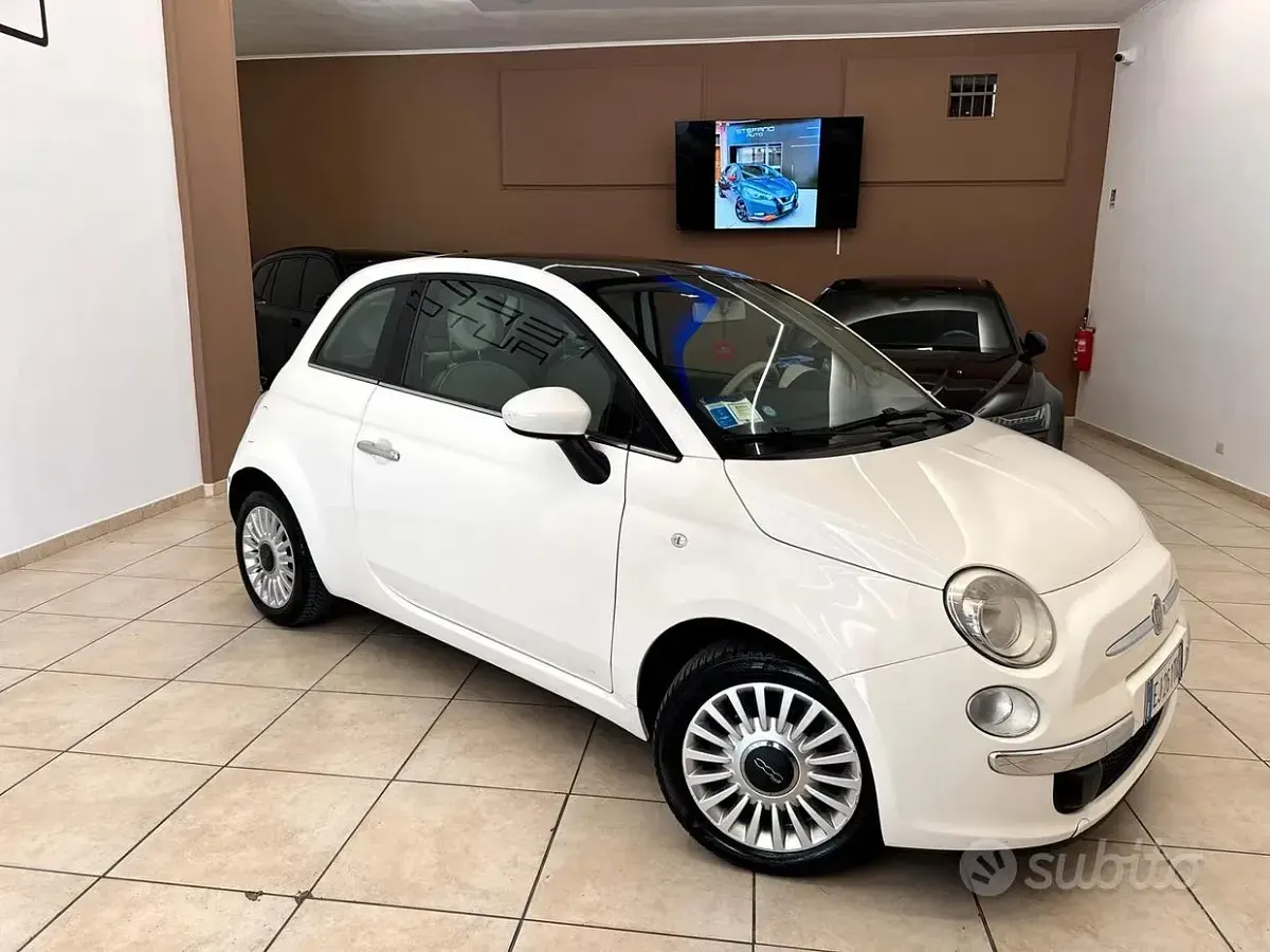 Usata Fiat 500 Pop 95 CV (69 kW) 2011 Bianco Berlina