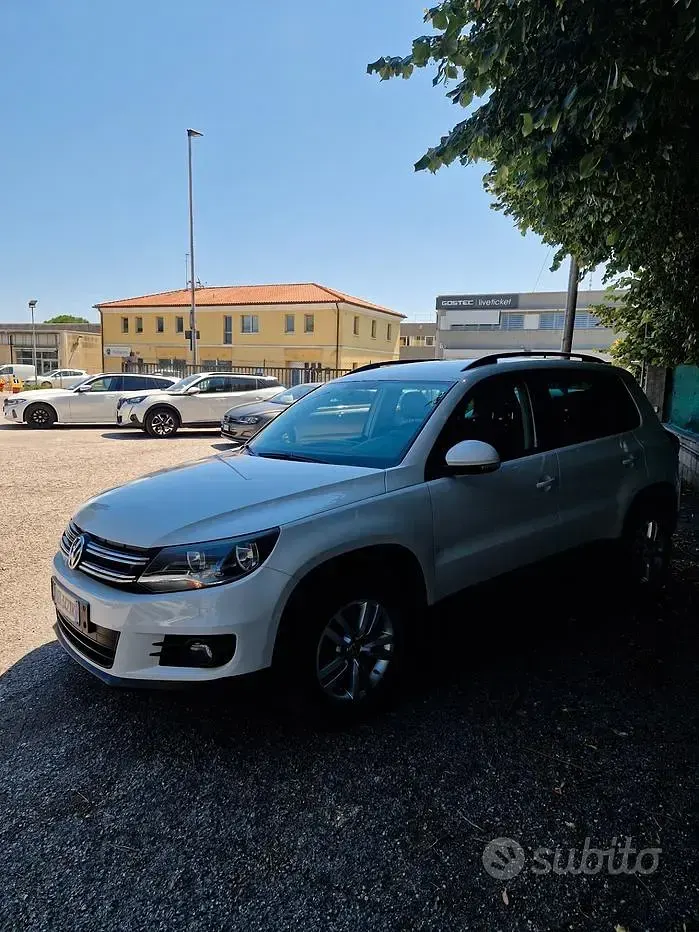 Usata VW Tiguan Trendline 110 CV (80 kW) 2012 Bianco SUV