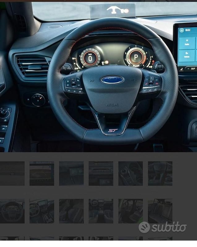 Usata Ford Focus ST 280 CV (205 kW) 2022 Verde Berlina