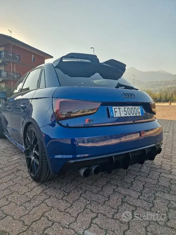 Usata Audi S1 231 CV (169 kW) 2017 Blu Utilitaria