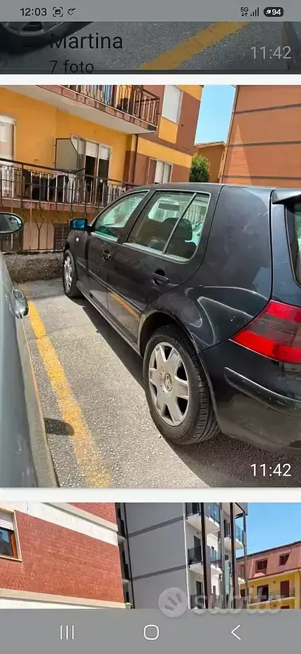 Usata VW Golf IV 110 CV (80 kW) 2000 Nero Berlina