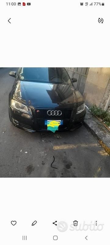 Usata Audi A3 150 CV (110 kW) 2006 Nero Utilitaria