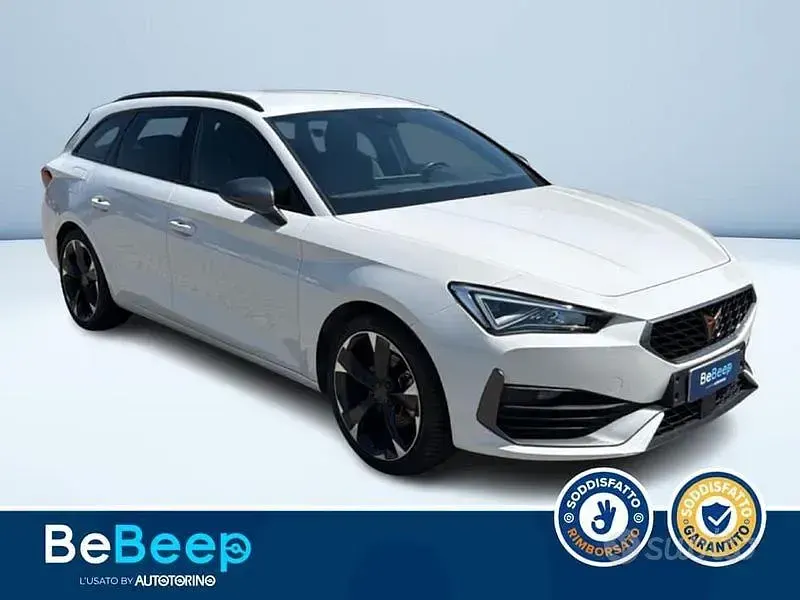Usata Cupra Leon 150 CV (110 kW) 2024 Bianco pastello Station wagon