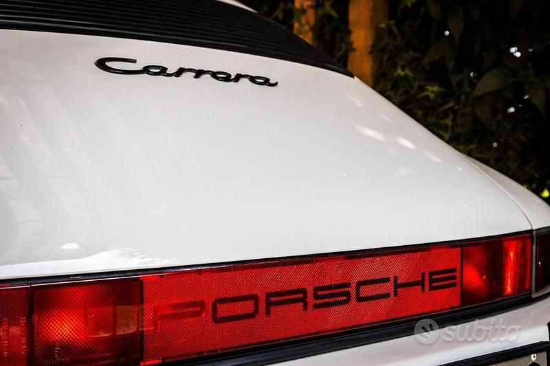 Usata Porsche 911 Carrera Cabriolet 231 CV (169 kW) 1987 Bianco Cabrio