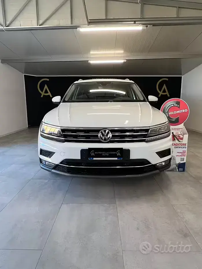 Usata VW Tiguan Style 150 CV (110 kW) 2018 Bianco SUV
