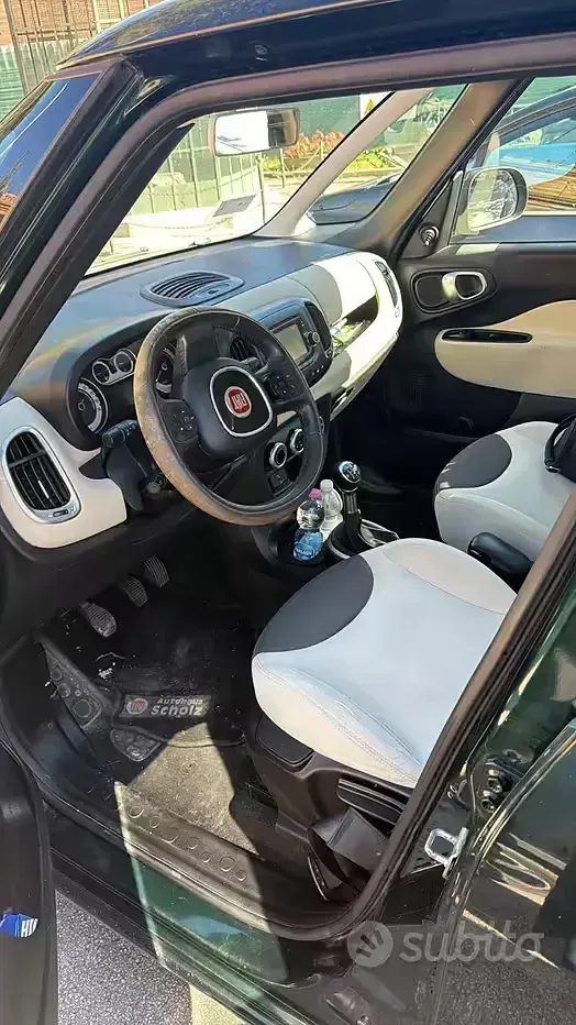 Usata Fiat 500L 85 CV (62 kW) 2012 Verde Monovolume