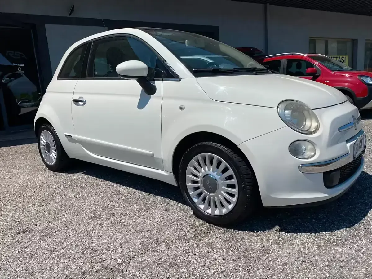 Usata Fiat 500 Lounge 69 CV (50 kW) 2008 Bianco Berlina