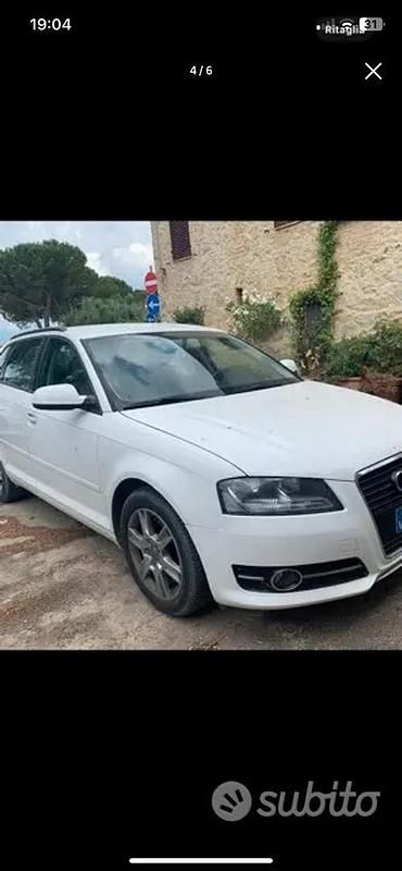 Usata Audi A3 Sportback Young 90 CV (66 kW) 2011 Bianco Utilitaria