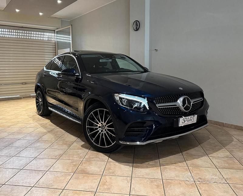 Usata Mercedes GLC220 Premium 170 CV (125 kW) 2017 Blu Coupé