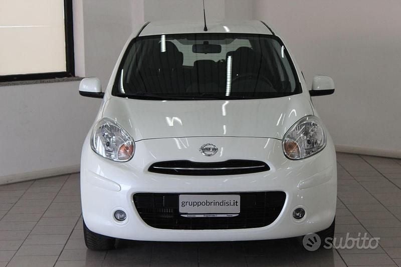 Usata Nissan Micra Acenta 98 CV (72 kW) 2011 Bianco Utilitaria