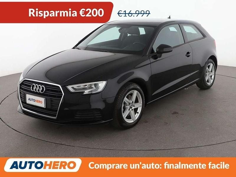 Usata Audi A3 150 CV (110 kW) 2017 Nero Berlina