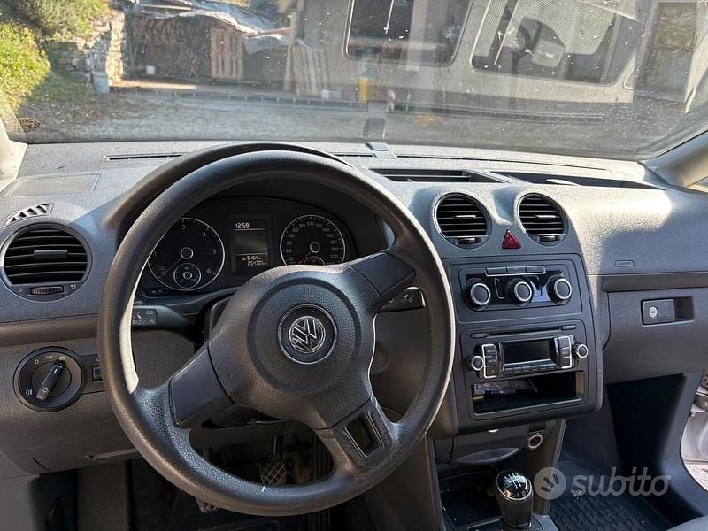 Usata VW Caddy 110 CV (80 kW) 2014 Bianco Monovolume