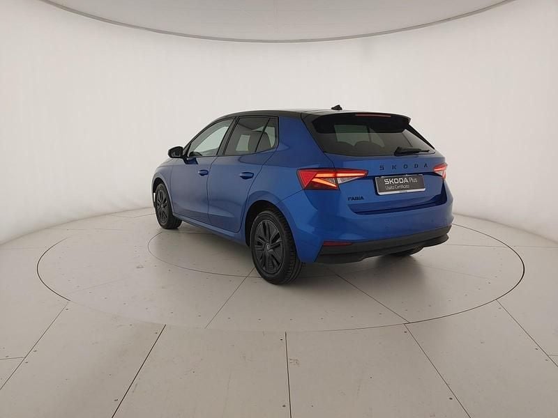 Usata Skoda Fabia 80 CV (58 kW) 2025 Blu race metallizzato nero tulipano perlato Utilitaria