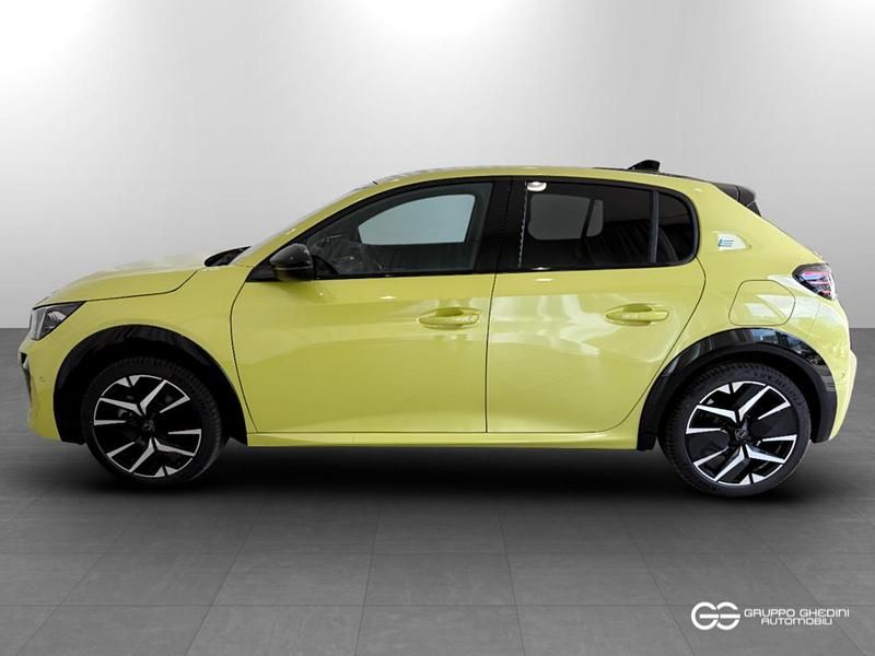 Usata Peugeot e-208 GT 61 kW (84 CV) 2024 Giallo Utilitaria