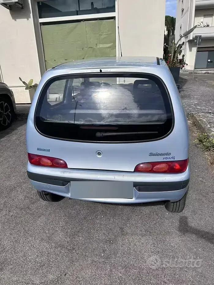 Usata Fiat Seicento 39 CV (28 kW) 2000 Bluazzurro Utilitaria
