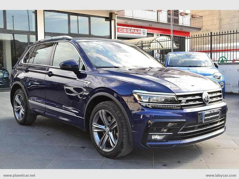 Usata VW Tiguan R-line 239 CV (175 kW) 2018 Blu/azzurro SUV