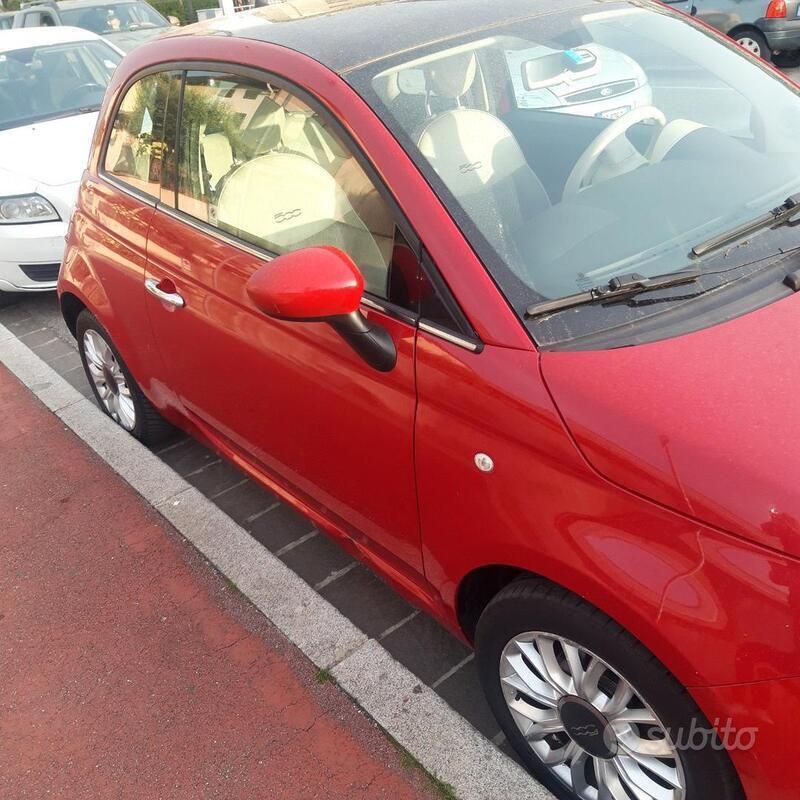 Usata Fiat 500 69 CV (50 kW) 2014 Rosso Berlina