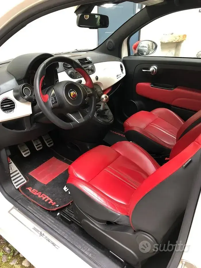 Usata Abarth 595 160 CV (117 kW) 2012 Bianco Utilitaria