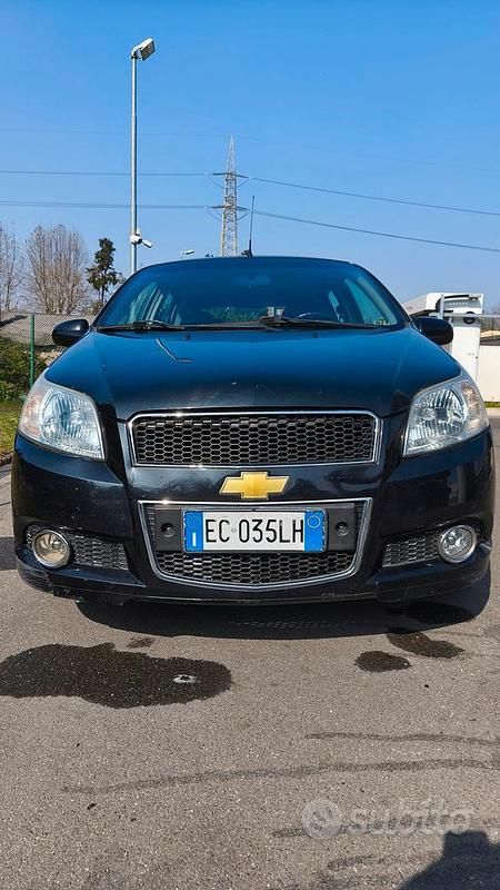Usata Chevrolet Aveo 2010 Nero Utilitaria