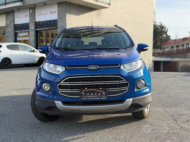 Usata Ford Ecosport Titanium 95 CV (69 kW) 2017 Blu SUV