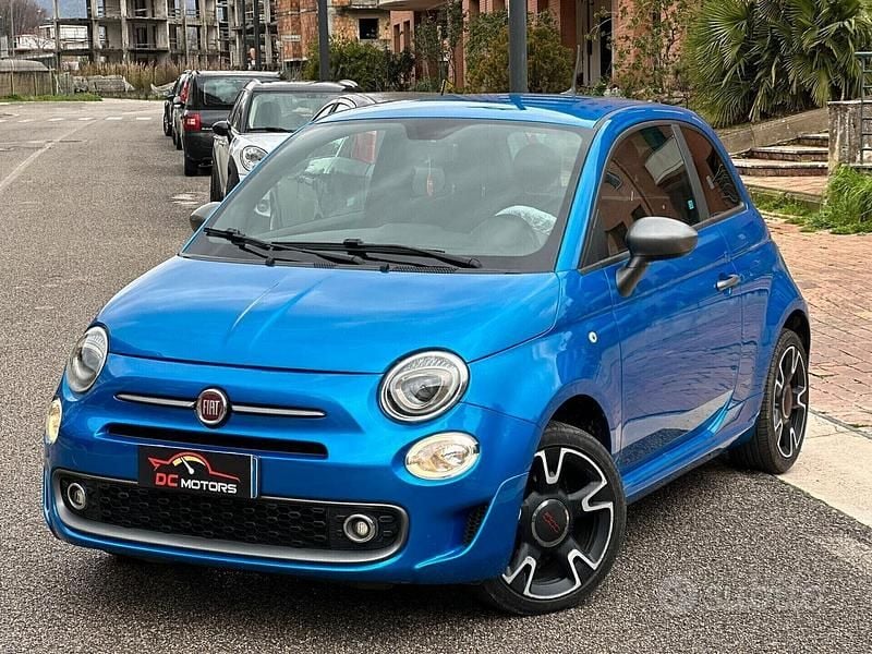 Usata Fiat 500 S 69 CV (50 kW) 2019 Blu Utilitaria
