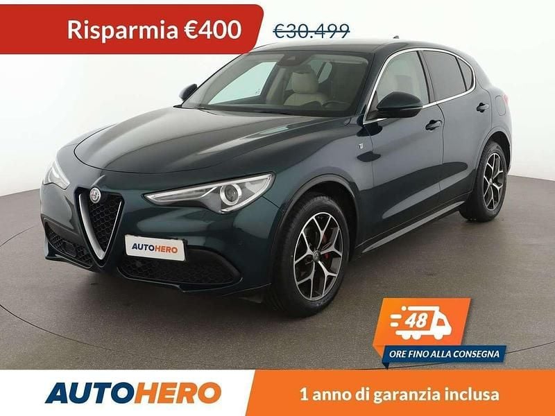 Verde Usata 2021 Alfa Romeo Stelvio Ti SUV | 30.099 € (Super prezzo) - Immagine 1/4