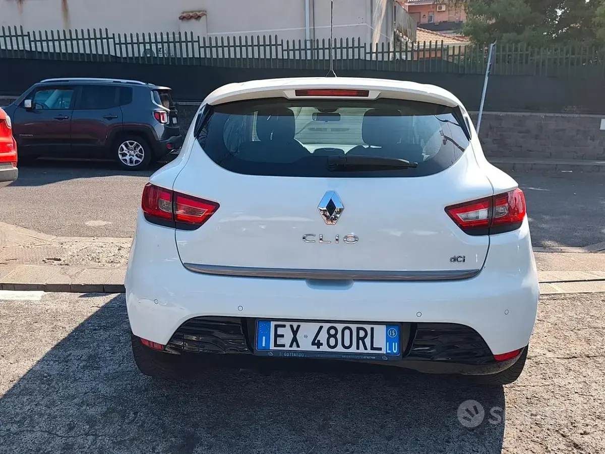 Usata Renault Clio IV 75 CV (55 kW) 2015 Bianco Berlina